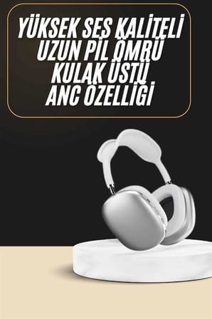 2025 Model Kulak Üstü Kablosuz Bluetooth Kulaklık Gürültü Azalta Uzun Pil - Lisinya