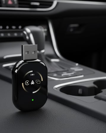 CarPlay Destekli Araçlar İçin Kablosuz Android Auto Dönüştürücü - Lisinya