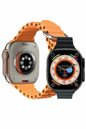 Ultra Akıllı Saat 49 Mm Çift Kordonlu Arama Cevaplama Bluetooth Bağlantılı - Lisinya