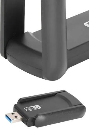Mbps Wifi Alıcı Kablosuz Wifi Adaptörü Çift Band Çift Antenli Yeni Nesil - Lisinya