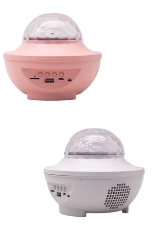 Dönen Işıklı Disko Topu Projektör Müzik Çalarlı Disco Speaker - Lisinya