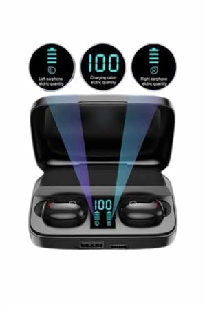 Kablosuz Dijital Göstergeli Çağrı Cevaplayabilen TWS 5.0 Bluetooth Kulaklık - Lisinya