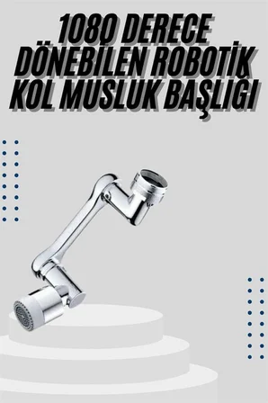 Mutfak Musluk Başlığı 1080 Derece Dönebilir Oynar Başlıklı Musluk Aparatı - Lisinya