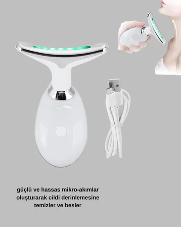 Kırışıklık Önleyici Güzellik Cihazı | Mikro Akım Masaj ve Isı Terapisi - Lisinya