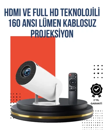 Kablosuz Bağlantılı Ultra Pro Projeksiyon - Lisinya