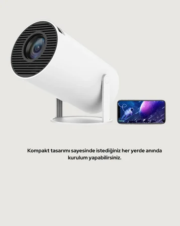 Kablosuz Bağlantılı Ultra Pro Projeksiyon - Lisinya