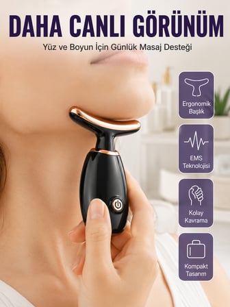 Ev Tipi Profesyonel Cilt Bakım Masaj Cihazı Yeni Nesil - Lisinya