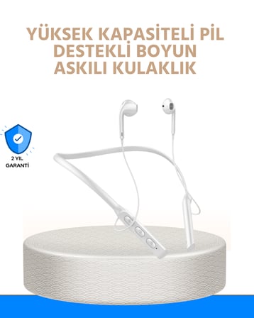 Gürültü Azaltıcı Ergonomik Boyun Askılı Kablosuz Kulaklık - Lisinya