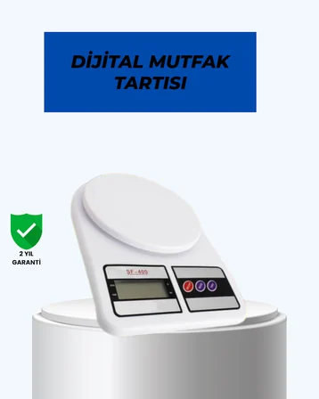 Taşınabilir Dijital Terazi – Çift Ölçü Birimi Destekli - Lisinya