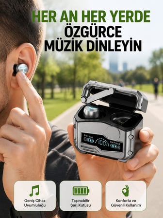 Düşük Gecikmeli Kablosuz Kulaklık – Oyun ve Müzik Modu Destekli Yeni Nesil - Lisinya