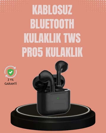TWS Pro 5 Kulaklık – Uzun Süreli Kullanım İçin Yüksek Batarya Performansı - Lisinya