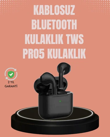 TWS Pro 5 Kulaklık – Uzun Süreli Kullanım İçin Yüksek Batarya Performansı - Lisinya