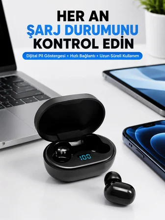 Gürültü Azaltmalı Mikrofonlu Bluetooth Kulaklık Yeni Nesil - Lisinya