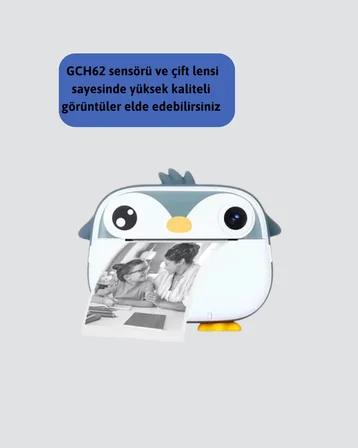 Anında Baskı ve Yüksek Çözünürlüklü Çift Lensli Fotoğraf Makinesi - Lisinya