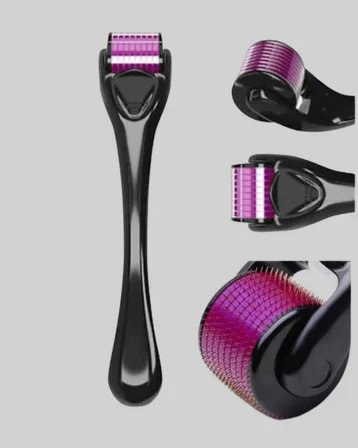 Ev Tipi Mikro İğneli Cilt Bakım Aleti – 1 mm Titanyum Roller - Lisinya