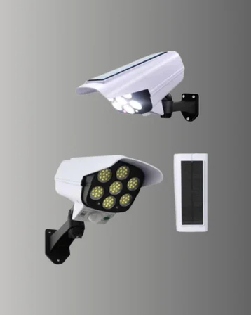 3 Modlu Güneş Paneli Aydınlatmalı Dış Mekan Güvenlik Işığı – IP65 Su Geçirmez, PIR Sensörlü - Lisiny