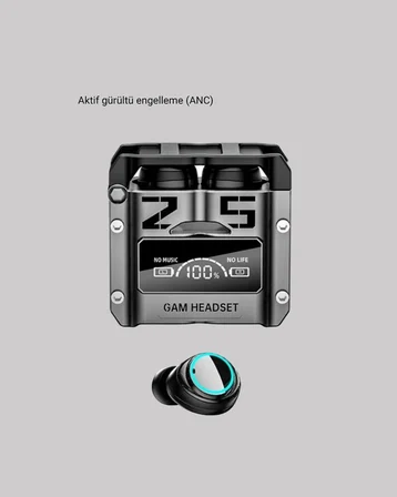 Gürültü Engelleyici Kablosuz Bluetooth Kulaklık – Oyun ve Müzik İçin Profesyonel Ses - Lisinya