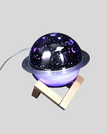 USB Mini Hava Nemlendirici ve Projeksiyon Lamba – Taşınabilir, Sessiz, Dekoratif Aromaterapi Cihazı 
