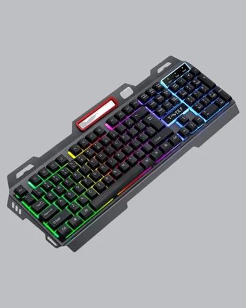 RGB Işıklı Oyuncu Klavye Mouse Seti – Türkçe Q, Ayarlanabilir DPI, Ergonomik ve Dayanıklı Tasarım - 
