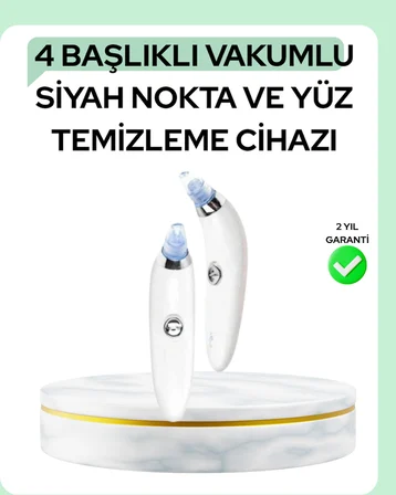 Gözenek Açıcı Buhar Etkili Vakumlu Siyah Nokta Temizleyici – Farklı Cilt Tiplerine Uygun - Lisinya