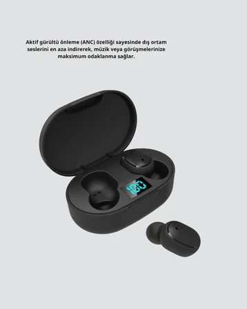 Bluetooth Kulaklık – Gürültü Önleyici, Mikrofonlu, Uzun Pil Ömürlü Kablosuz Kulaklık - Lisinya