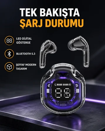 Kablosuz Bluetooth Kulaklık Hifi Ses Kalitesi ve Mikrofonlu - Lisinya