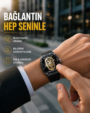 Uzun Pil Ömürlü Akıllı Saat Günlük ve Spor Kullanım - Lisinya
