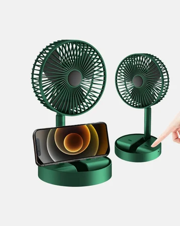 Katlanabilir Şarjlı Mini Fan 3 Kademeli Hız Ayarlı Taşınabilir - Lisinya
