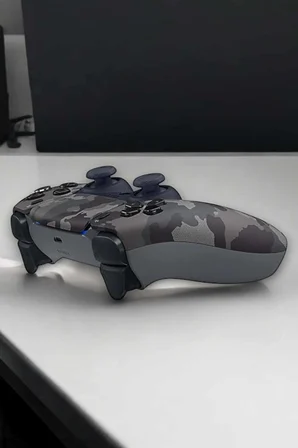 PS4 Oyun Kolu Kamuflaj Desenli Joystick - Lisinya