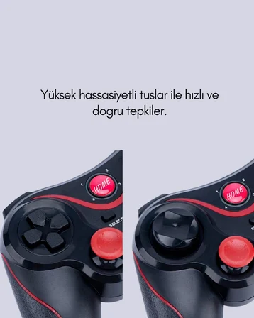 Yüksek Hassasiyetli Kablosuz Oyun Kolu PC ve Mobil Uyumlu - Lisinya