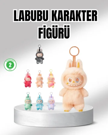 Labubu Peluş Oyuncak – Koleksiyonluk Yumuşak Dekoratif Figür 20 cm - Lisinya