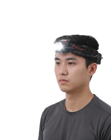 Şarjlı Sensörlü LED Kafa Lambası Zoom Özellikli Güçlü Aydınlatma - Lisinya