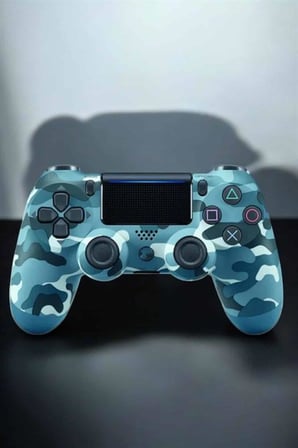 PS4 Oyun Kolu Kamuflaj Desenli Joystick - Lisinya
