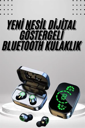 2025 Model Bluetooth Kulaklık Telefon Şarj Edebilen Çağrı Cevaplama Dijital Göstergeli - Lisinya