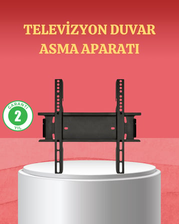 32-42 İnç TV Askı Aparatı Kolay Kurulum Düz ve Kompakt Tasarım - Lisinya
