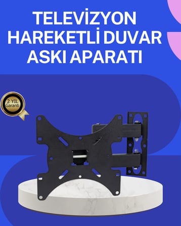 LED LCD TV Duvar Askı Aparatı Hareketli ve Döner - Lisinya