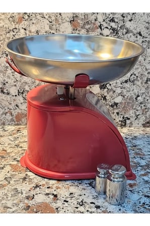 5 Kg Retro Nostalji Mutfak Tartısı Analog Terazi ( Lisinya )