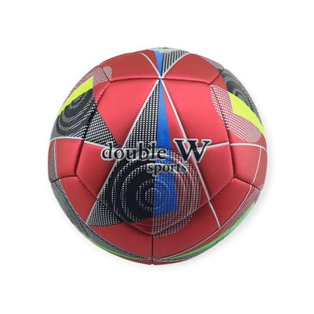 Futbol Topu Dikişli 420 gr No:5 - FB-490-KIRMIZI (Lisinya)