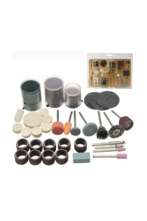 105 Parça Taşlama Zımpara Dremel Gravür Oyma Aksesuar Set ( Lisinya )