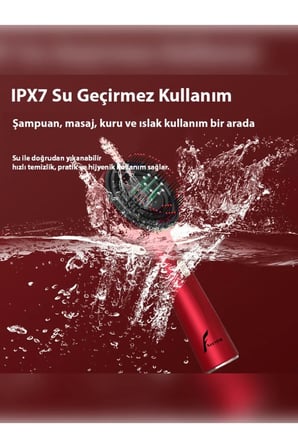 Şarjlı Ve Titreşimli Saç Masaj Tarağı Bakım Yağı Hazneli Fırça ( Lisinya )