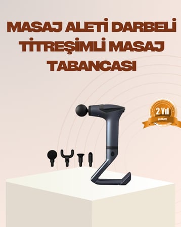Şarjlı Taşınabilir 3in1 Titreşimli Masaj Aleti Esneme Bantlı - Lisinya