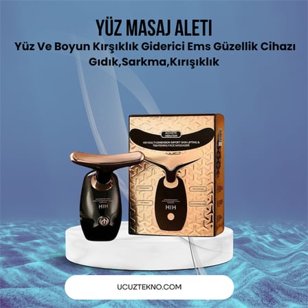 Yüz ve Boyun Masaj Aleti – Yunus Tasarım, Kırışık Görünümü Giderici - Lisinya