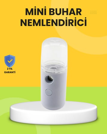 Kablosuz Şarjlı Buharlı Nemlendirici – Enerji Tasarruflu Taşınabilir Cilt Bakım Cihazı - Lisinya