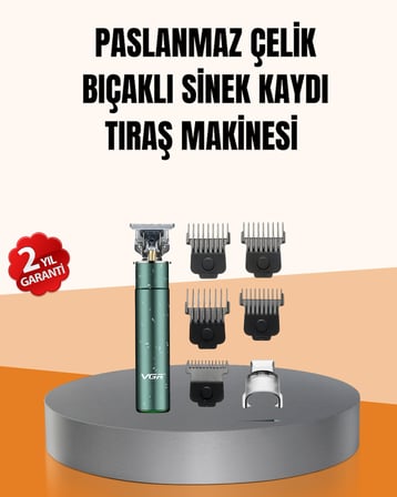USB Hızlı Şarjlı 3 Saat Kullanımlı Saç Kesme Makinesi - Lisinya