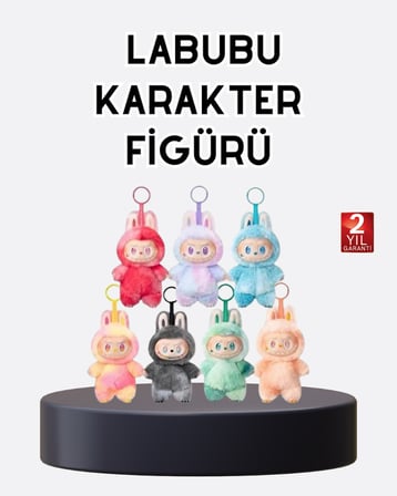 Labubu Koleksiyonluk Peluş Oyuncak – Yumuşak Kumaşlı, Dekoratif Tasarım, Hediyelik - Lisinya
