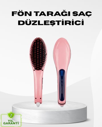Seramik Plakalı Saç Düzleştirici Hızlı Isınan 5 Kademe Isı Ayarlı - Lisinya
