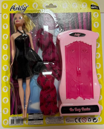 Anlily Dolapli Bebek Oyun Seti