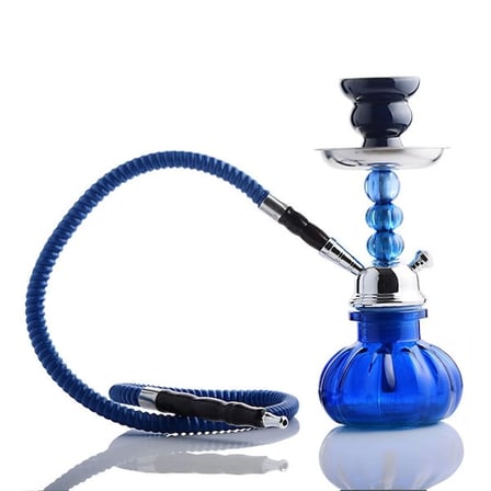 Küçük Boy Nargile Takımı - Mavi ( Lisinya )