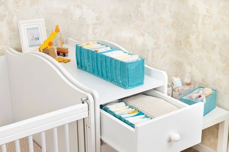 Baby Akordiyon Organizer Çekmece Düzenleyici Small (yeşil) - 04102 ( Lisinya )