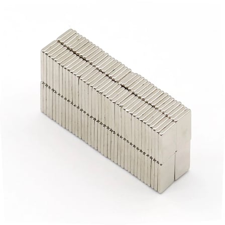 20 Adet 15x10x1.5 mm Köşeli Neodyum Mıknatıs N35 Magnet Dayanıklı Nikel Kaplama ( Lisinya )